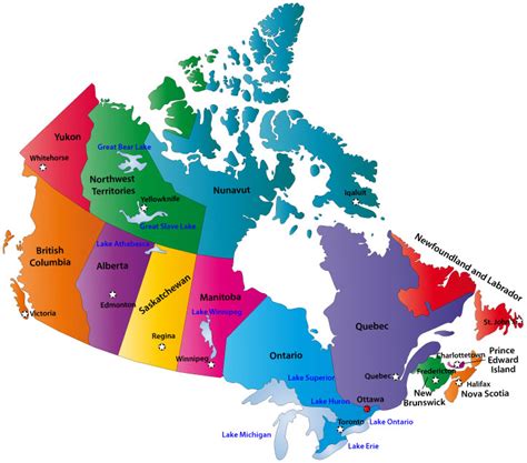 map of canada with capitals|Canada Provinces And Capitals Map .